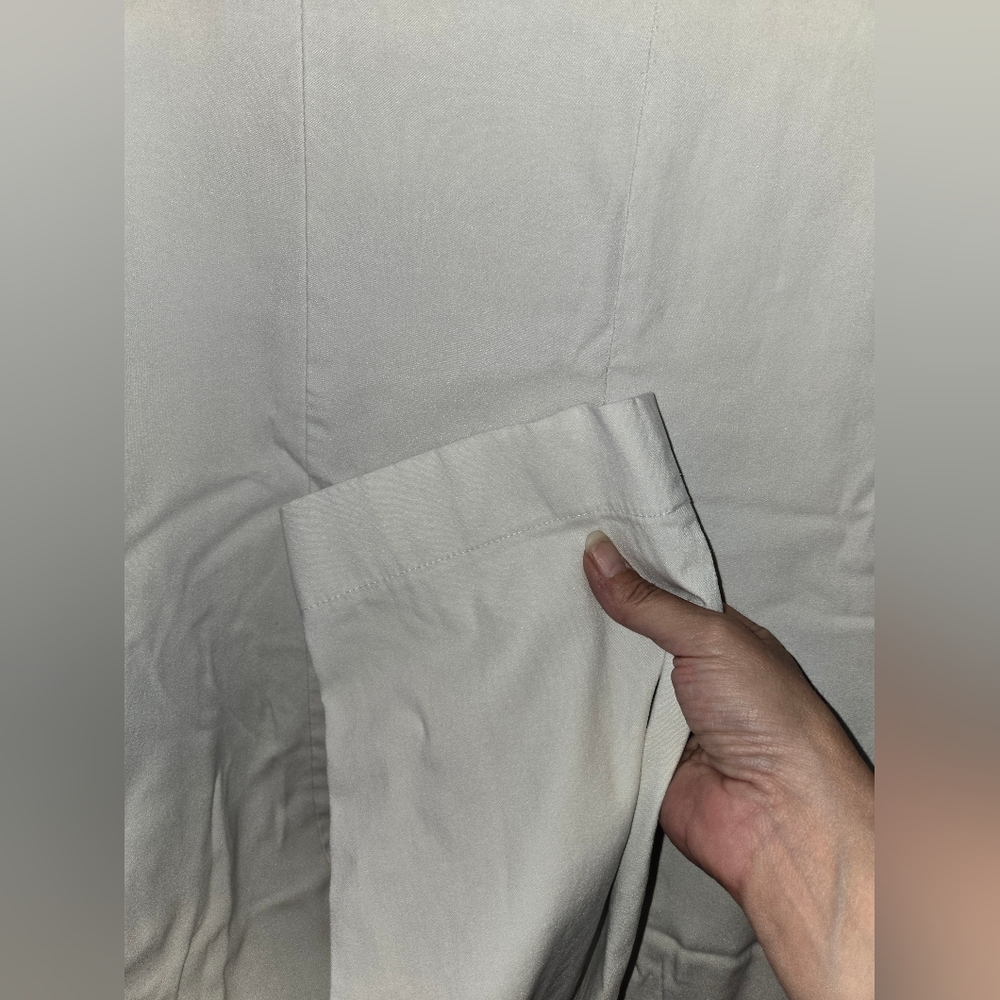 Women's So Slimming By Chicos White Straight-Leg Pants Size 2.5 - Picture 6 of 11